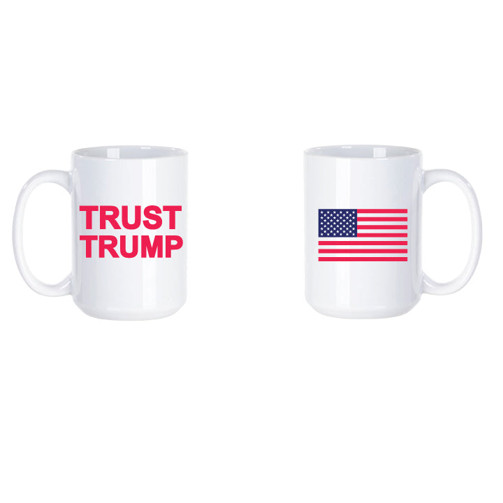 15 oz. Ceramic TRUST TRUMP Coffee Mug