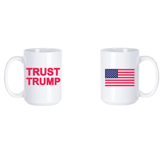 15 oz. Ceramic TRUST TRUMP Coffee Mug